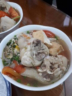 Hình của món Bún riêu cua.
