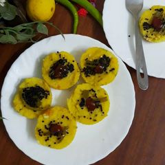 A picture of Mix veg poha muffins.