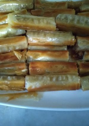 صورة لوصفة جلاش صوابع بالمكسرات 😋