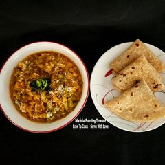 A picture of Gawar Chana Dal Dhaba Style Sabzi.