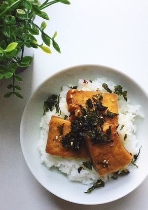 Hình của món Đậu phụ cay.