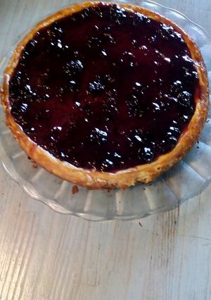Una foto de Cheesecake cocido