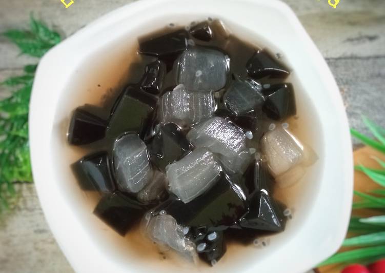 Es Cincau Hitam Lidah Buaya