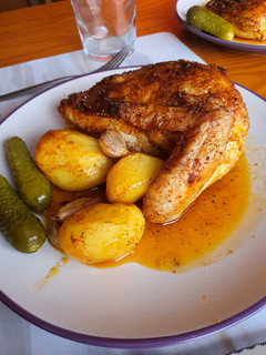Una foto de Pollo asado con pimentón picante