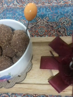 عکسی از دستور 🌴🍮دسرفانتزی خرما فوق العاده پرانرژی🍮🌴