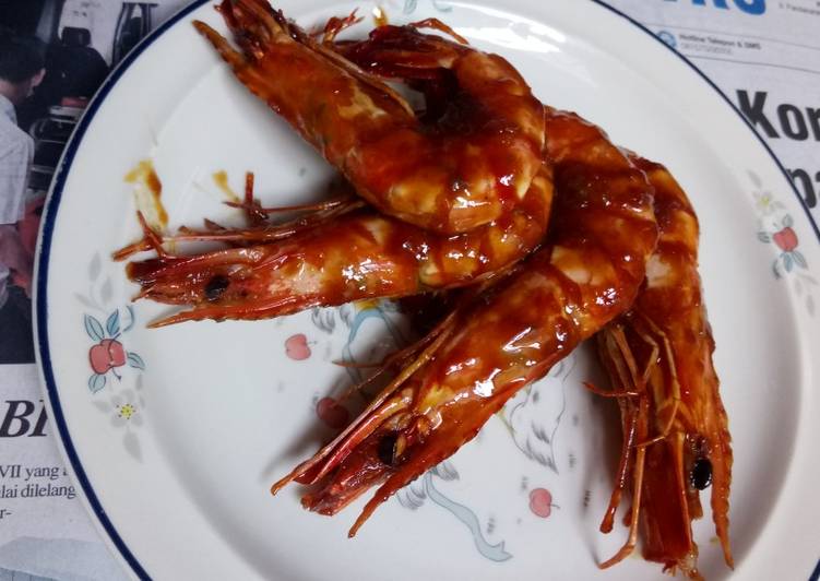 Resep Udang Bakar Madu, Yummy and Juicy Anti Gagal
