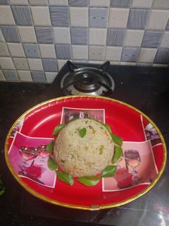 * சம்பா ரவை வெஜ் உப்புமா*(samba ravai veg upma recipe in tamil) செய்முறை முக்கிய புகைப்படம்