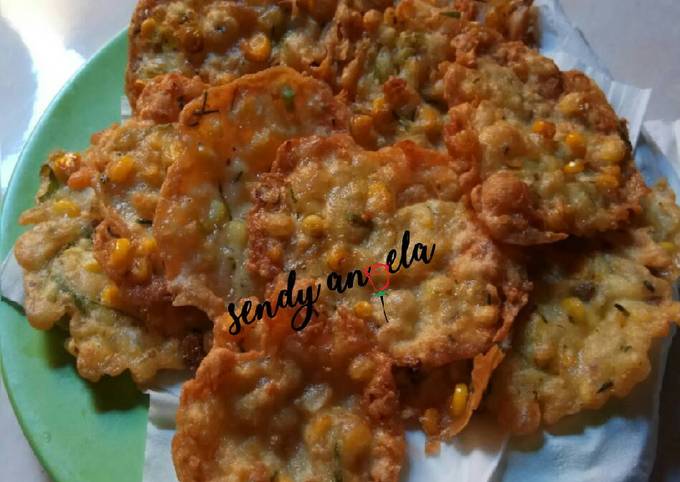 Cara Gampang Menyiapkan Perkedel jagung manado (bakwan), Bikin Ngiler
