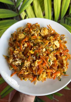 Foto resep Oseng wortel telur