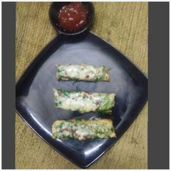 A picture of Palak chilli sticks.