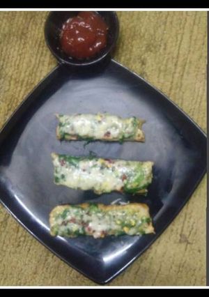 A picture of Palak chilli sticks.