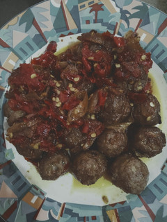 Foto resep Balado bola daging cincang