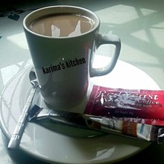 A picture of Red yeast,ginseng coffee.