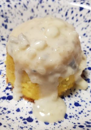 Foto di Sformatini di cavolfiore e curry con crema di gorgonzola