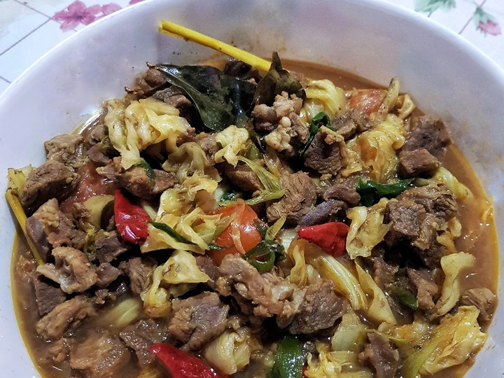 Langkah Gampang Membuat Resep Tongseng Kambing (tanpa santan) yang Uenak Anti Ribet, Mantap Sekali