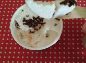 Foto resep Eskrim Home Made Susu UHT Strawberry (sekali mixer saja)