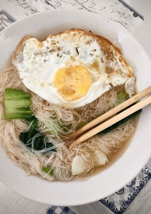Una foto de Fideos de arroz básicos