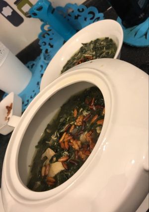 صورة لوصفة ملوخية ورقية