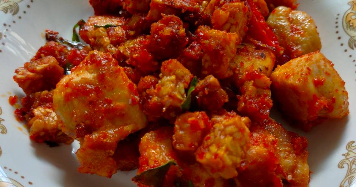  Resep  Ayam tempe  sambal merah oleh Michaela Hartanto Cookpad