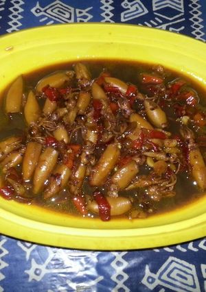 Foto resep Cumi asin kecap pedas