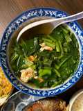 Sweet Mustard Green Soup w/ Shrimp | Canh Cải Ngọt Xanh
