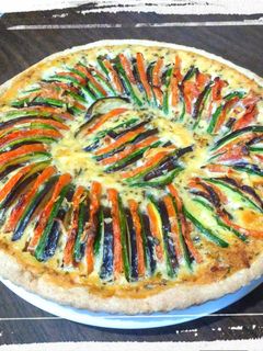 Una foto de Quiche Ratatouille