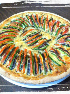 Una foto de Quiche Ratatouille