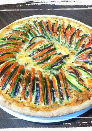 Una foto de Quiche Ratatouille