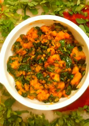 आलू मेथी की सब्जी (aloo methi ki sabzi recipe in Hindi) रेसिपी मुख्य फोटो
