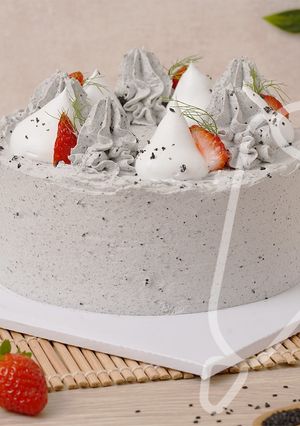 Foto resep Black Sesame Cake