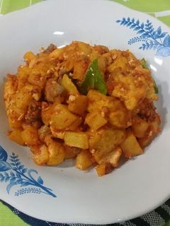 Foto resep Balado tahu kentang