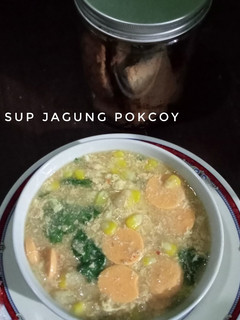 Foto resep Sup Jagung Pokcoy