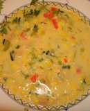 CLAMS AND LEEKS CORN CHOWDER. JON STYLE