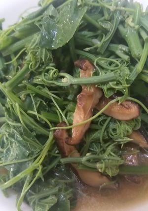 香菇龍鬚菜 的食譜成品照片