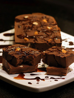 Una foto de Brownie de chocolate sin harinas