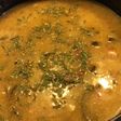 Soupe de pommes de terre et tomates à l estragon et pecorino