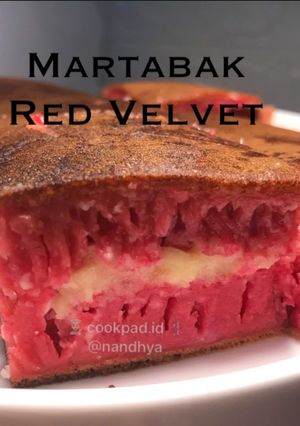 Foto resep [85] Martabak Manis Red Velvet - Bahan Simple Anti Gagal