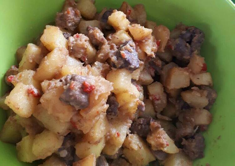 Resep Sambel goreng kentang ati (dgn santan) Anti Gagal