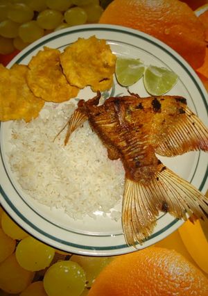 Una foto de Cachama o Gamitana Frita