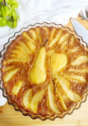 Foto principal de Tarta de pera y melocotón sin gluten
