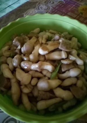 Foto resep Tumis jamur sawit pedas