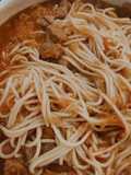 Carne de Vaca guisada com Massa