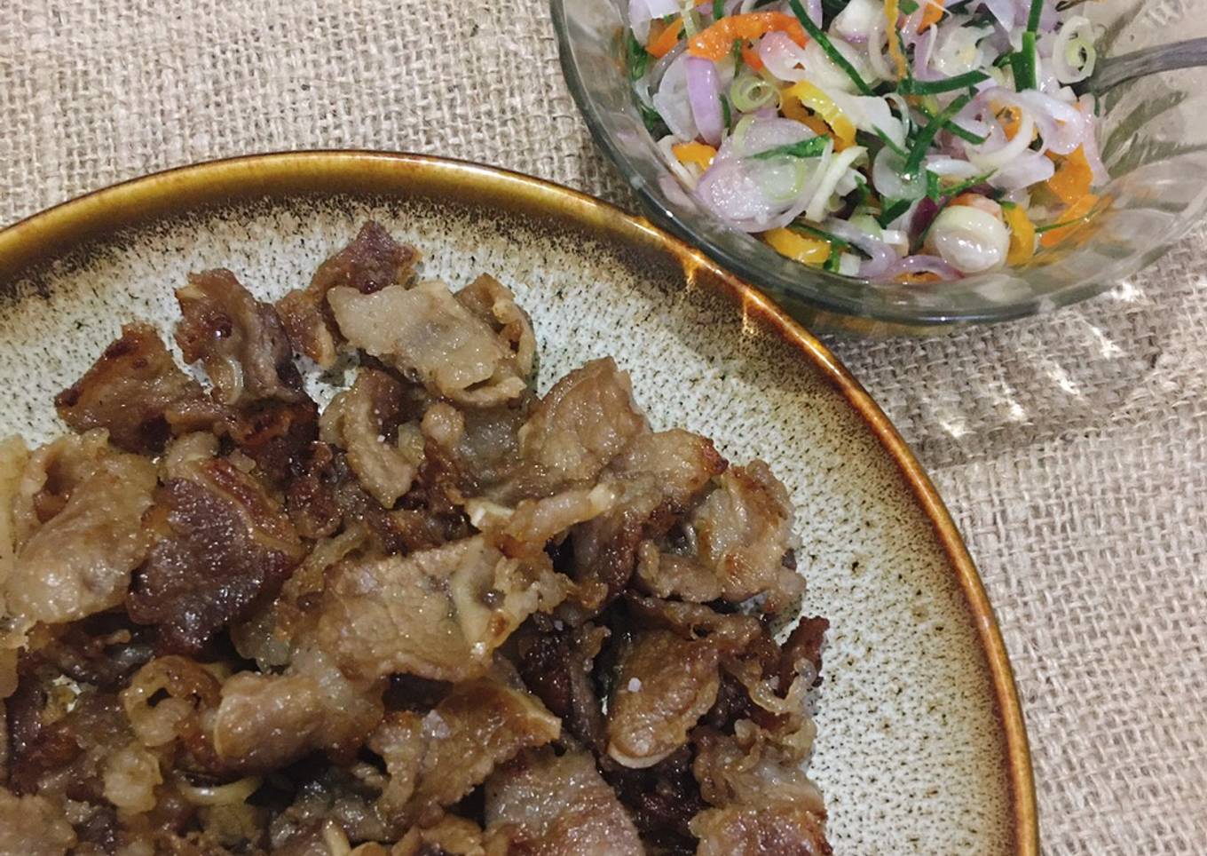 Sapi Crispy Sambal Matah