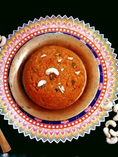 A picture of Gajar ka Halwa (Carrot Halwa).