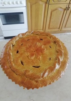 Tk amerikai meggyes pite recept fotója