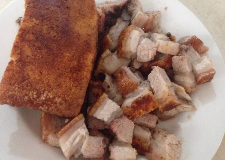 Cara Gampang Membuat Siobak/ crispy pork belly, Lezat