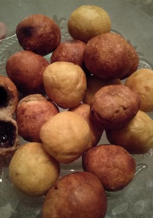 Foto resep Bola bola ubi mayonaise,coklat,grentea