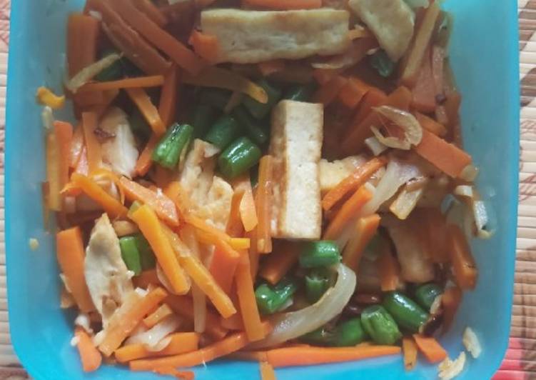 Tumis Wortel Buncis Tahu