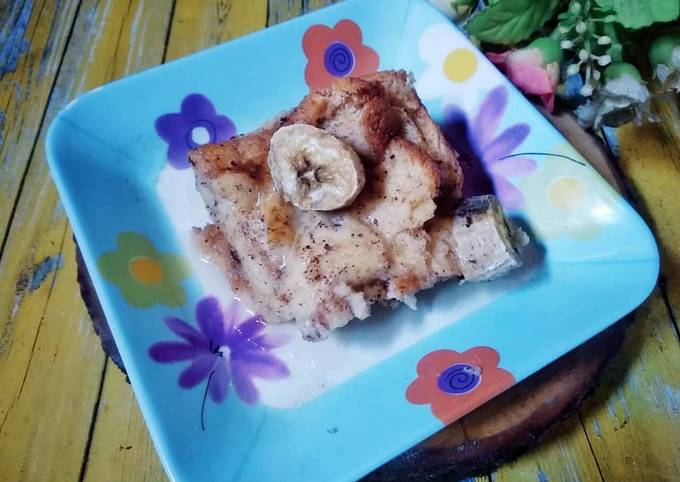 Langkah Mudah untuk Menyiapkan Bread Pudding Healthy yang Lezat Sekali