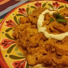 A picture of Chicken tandoori karahi.